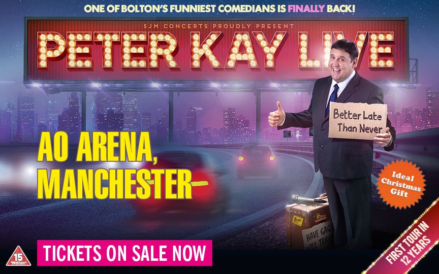 Peter Kay Live 2024 AO Arena